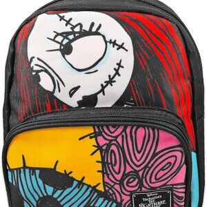 Nightmare Before Christmas Sally Mini Backpack Canvas 10In with Front Pocket